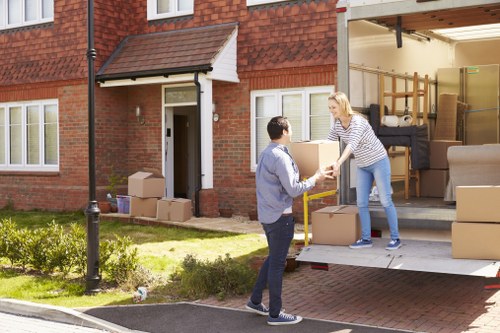 Queenspark Movers team preparing a careful relocation service