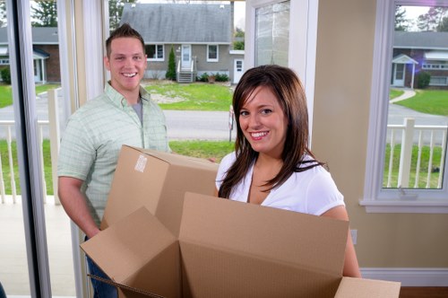 Moving truck in Queenspark ready for residential relocation