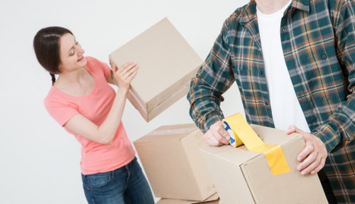 Illustration of secure bank transfer and payment processing for Queenspark Movers