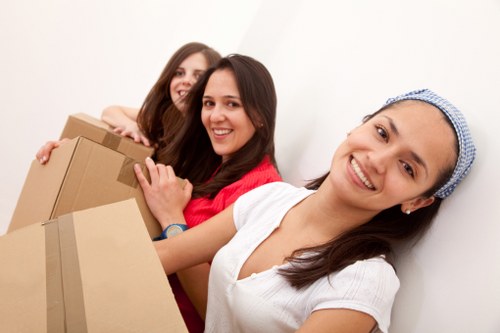 Waste disposal and clearance items prepared for lawful collection