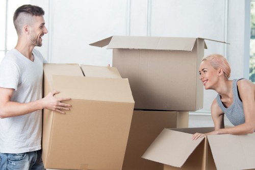 Senior staff member reviewing an escalated moving complaint