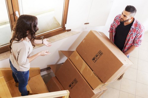 Low-carbon van used by Queens Park Movers for sustainable removals