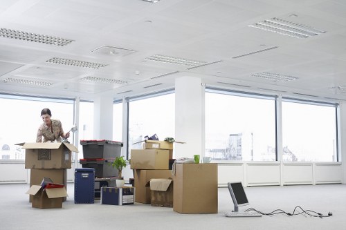 Payment and quotation paperwork for a removal service