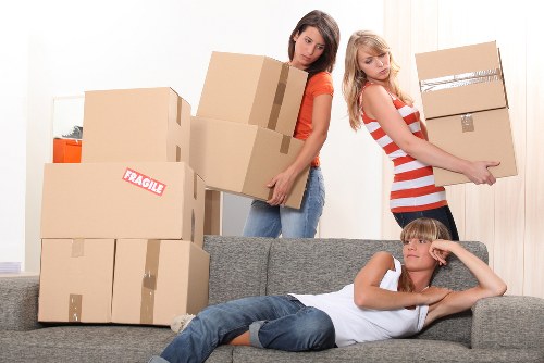 Moving crew operating safely under ethical workplace standards