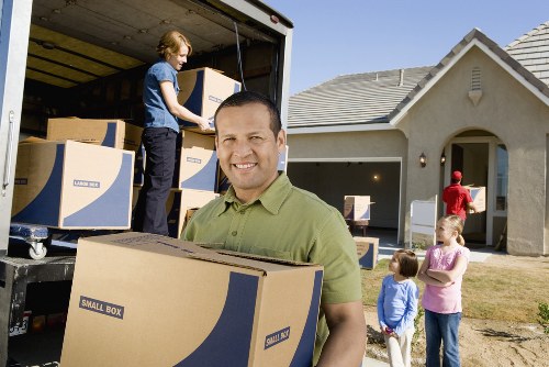 Local office removals team handling business relocation items